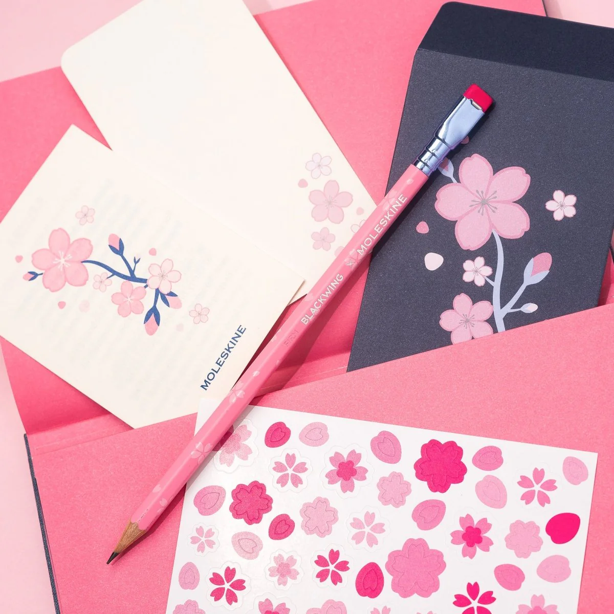 Blackwing x Moleskine Sakura Pencil and Notebook Set - Image 4